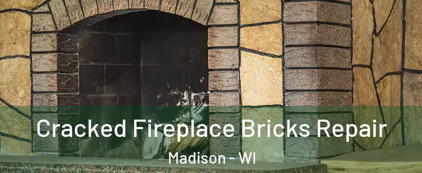  Cracked Fireplace Bricks Repair Madison - WI