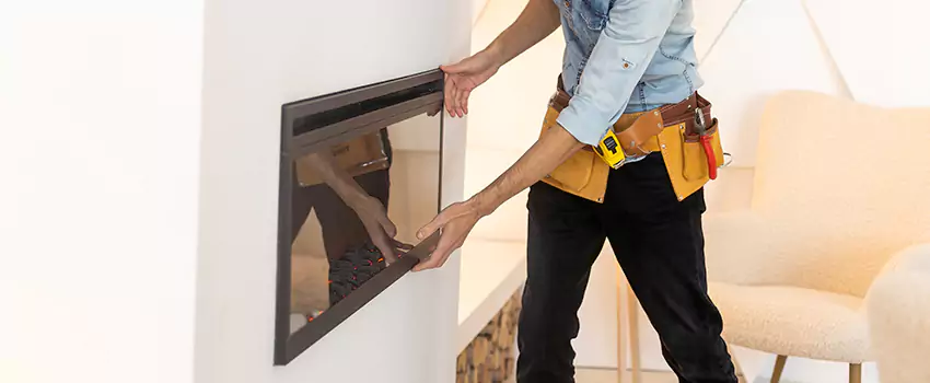 Metal Fireplace Installation in Madison, Wisconsin