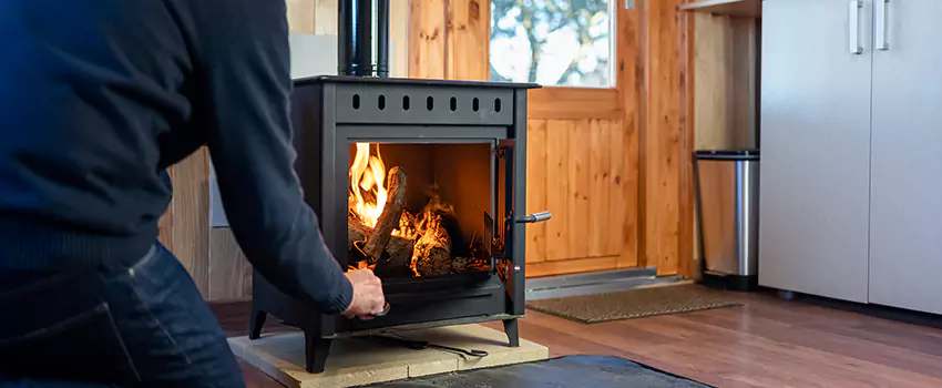 Open Hearth Wood Fireplace Installation in Madison, WI