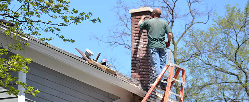 Vinyl and PVC Chimney Flashing Installation in Madison, WI