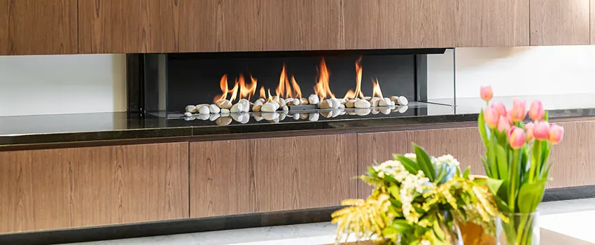 Double-height Fireplace Design Refurbishment in Madison, Wisconsin