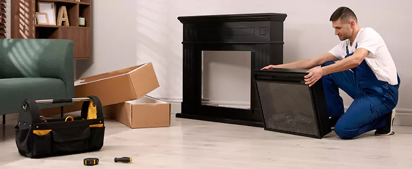 Old Rusted Metal Fireplace Repair And Replacement in Madison, WI