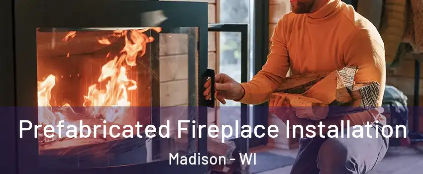  Prefabricated Fireplace Installation Madison - WI
